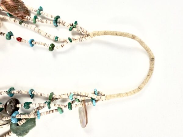 1920s-30s Pueblo Treasure Necklace with Diverse Elements