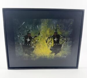 Acrylic Painting of Apache Gaan Dancers - Oliver Enjady