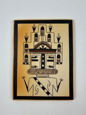 Garrett Maho - Hopi Hemis Katsina Tile