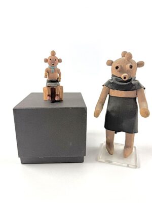 Mini 3 3/4" Hopi Kooyemsi or Mudhead