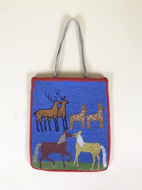 Early Plateau Bag with Deer and Horses | Buffalo Barry